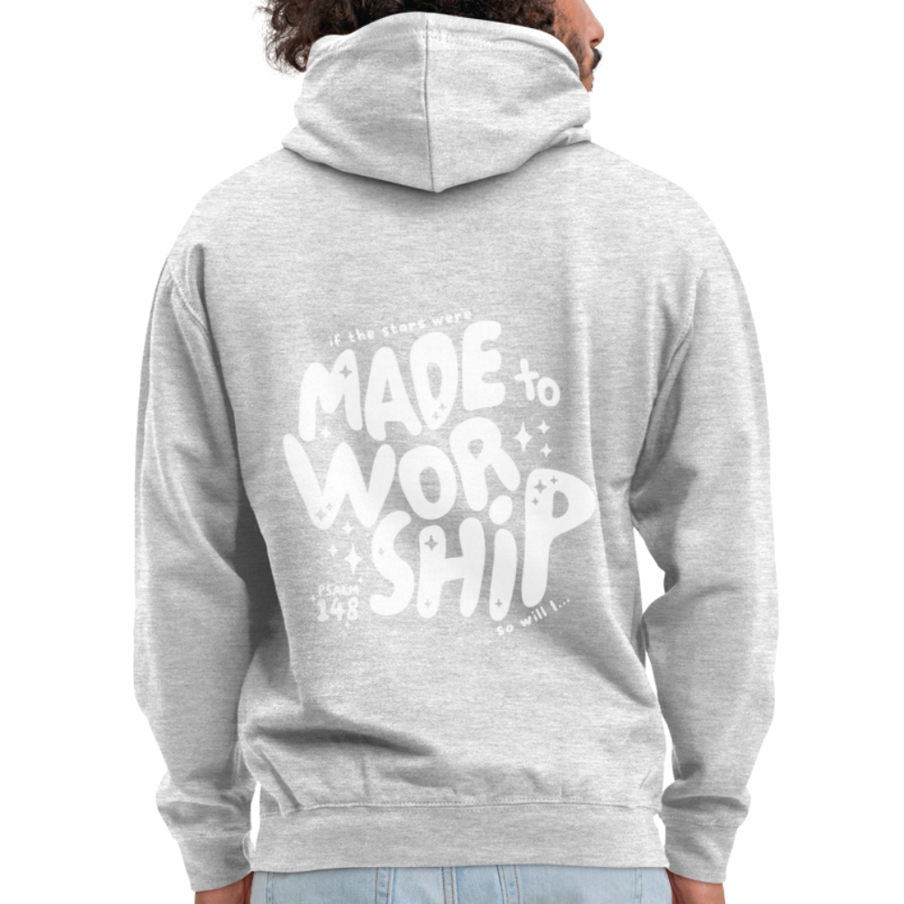 Made to Worship Unisex Hoodie - light heather grey