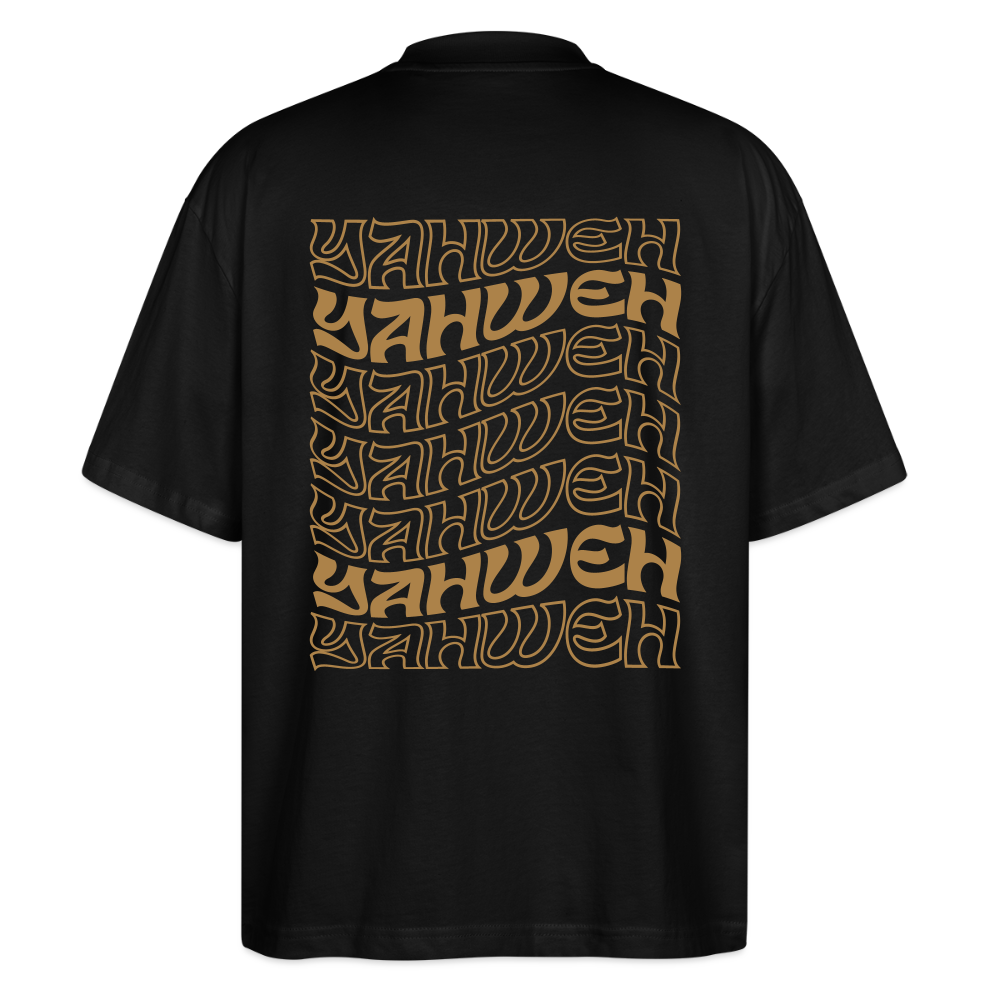 Yaweh Oversize Unisex Organic T-shirt - black