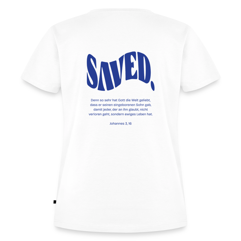 Saved Women’s Premium T-Shirt - white