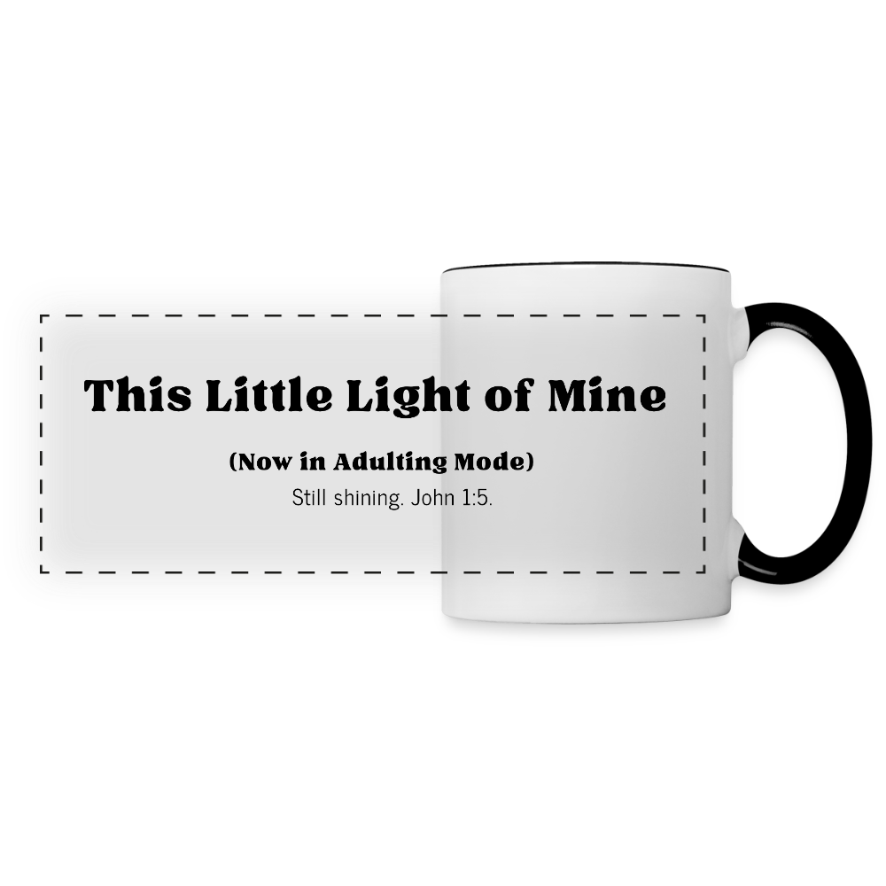 This little light of mine Mug - white/black