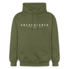 Unconquered Unisex Softstyle® Midweight Hoodie - military green
