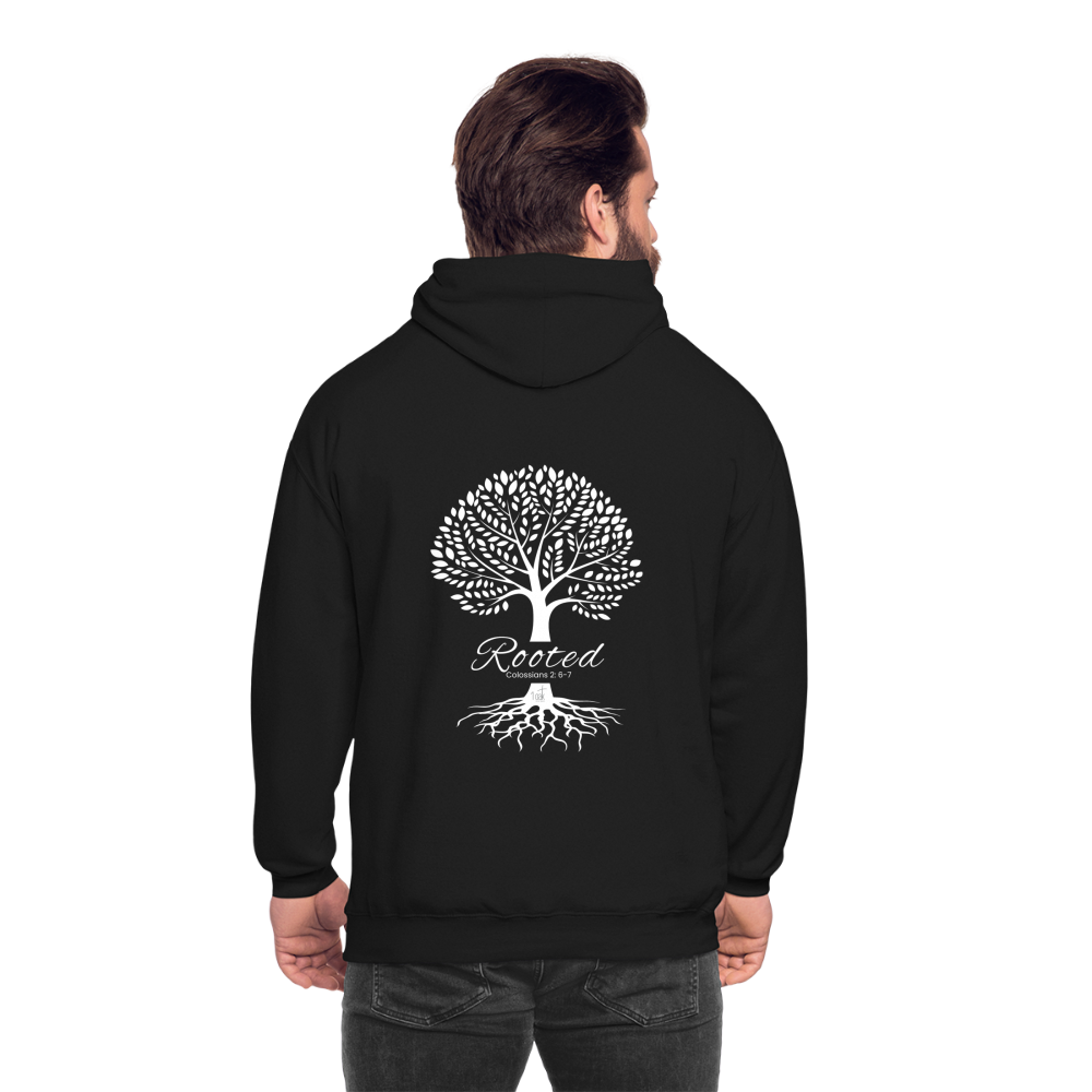 Rooted Unisex Hoodie - black