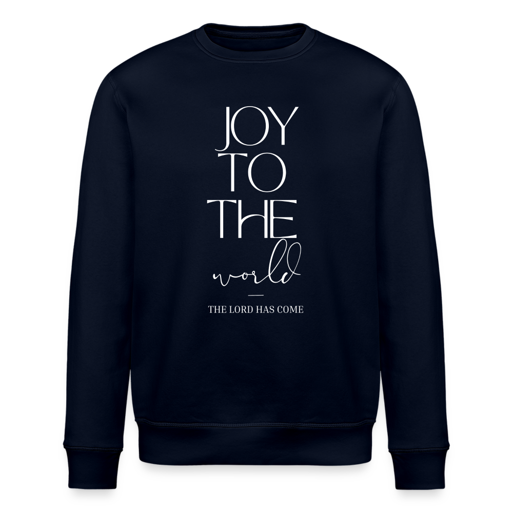 Joy to the world Unisex Organic Sweatshirt - navy