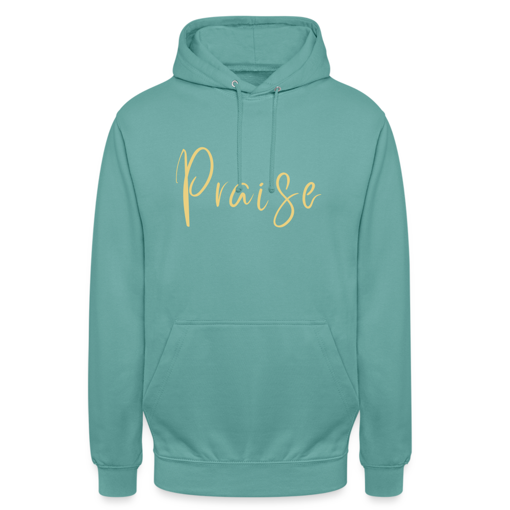 Praise Unisex Hoodie - pastel turquoise