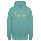 Praise Unisex Hoodie - pastel turquoise