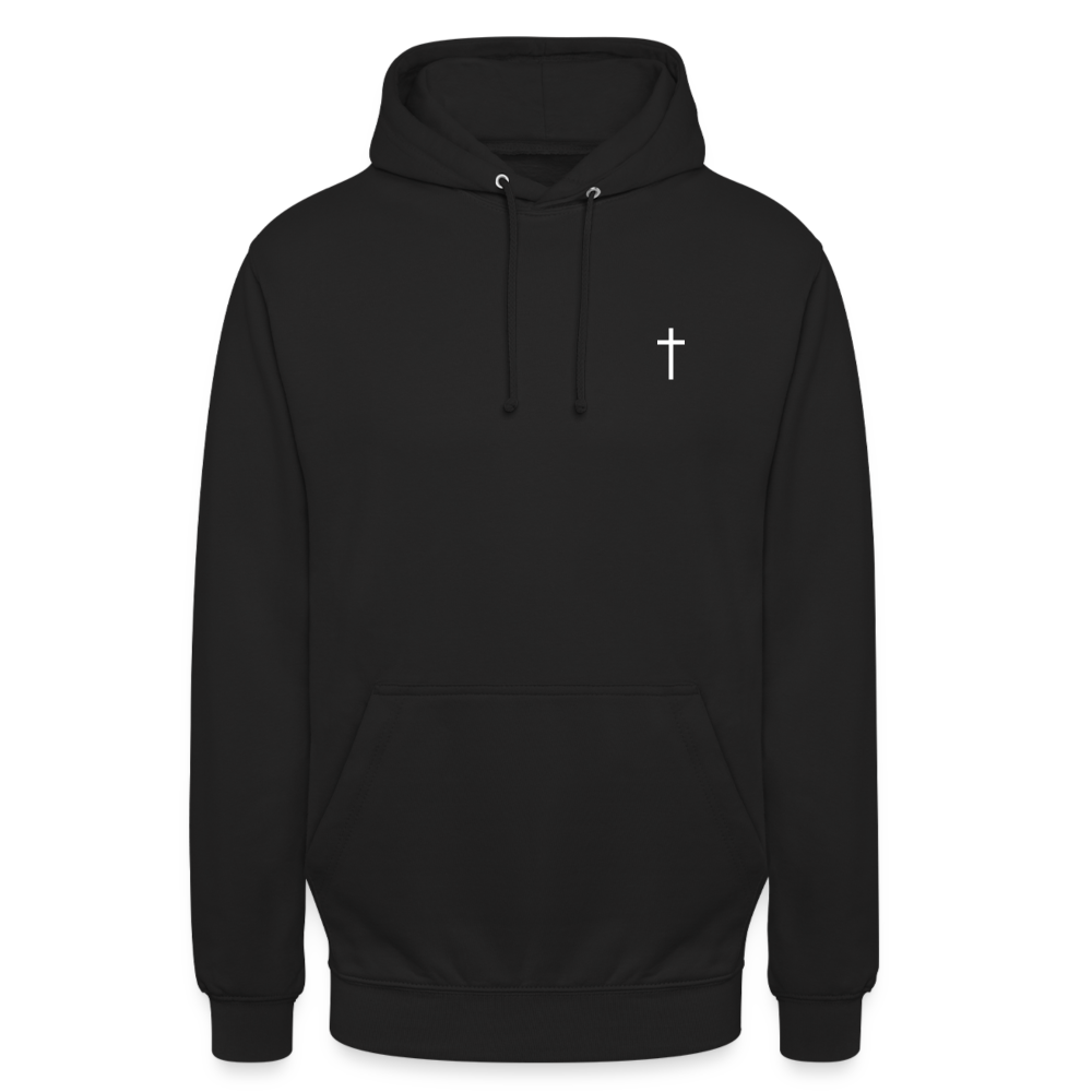 Cross Unisex Hoodie - black