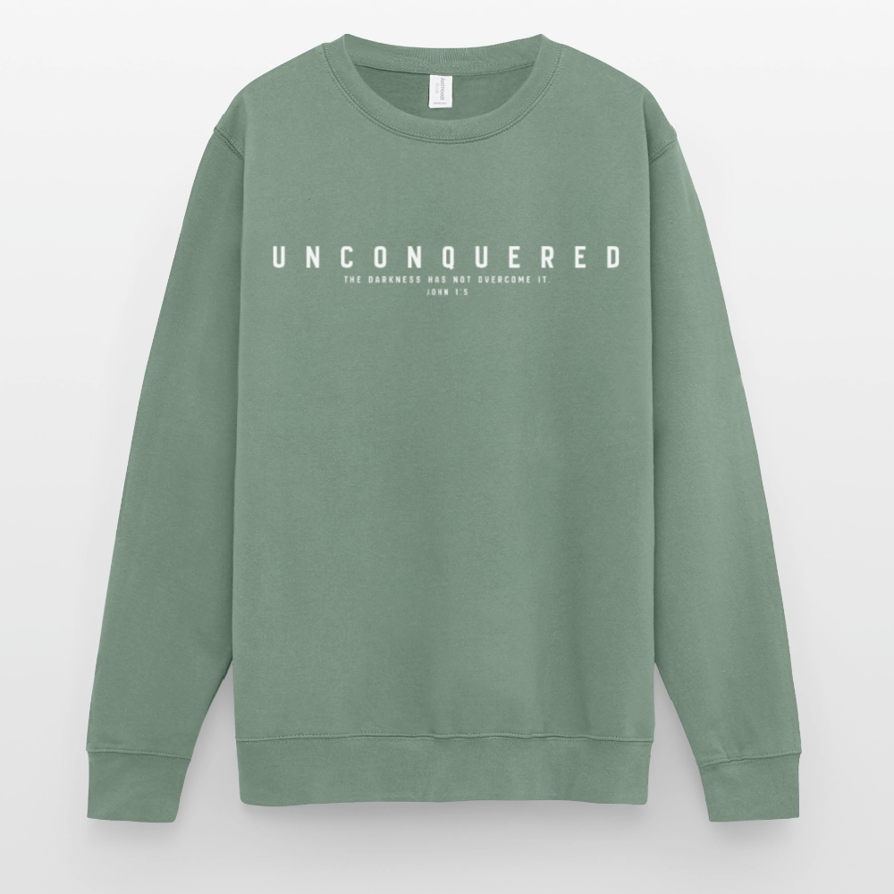 Unconquered Unisex Sweatshirt - steel green