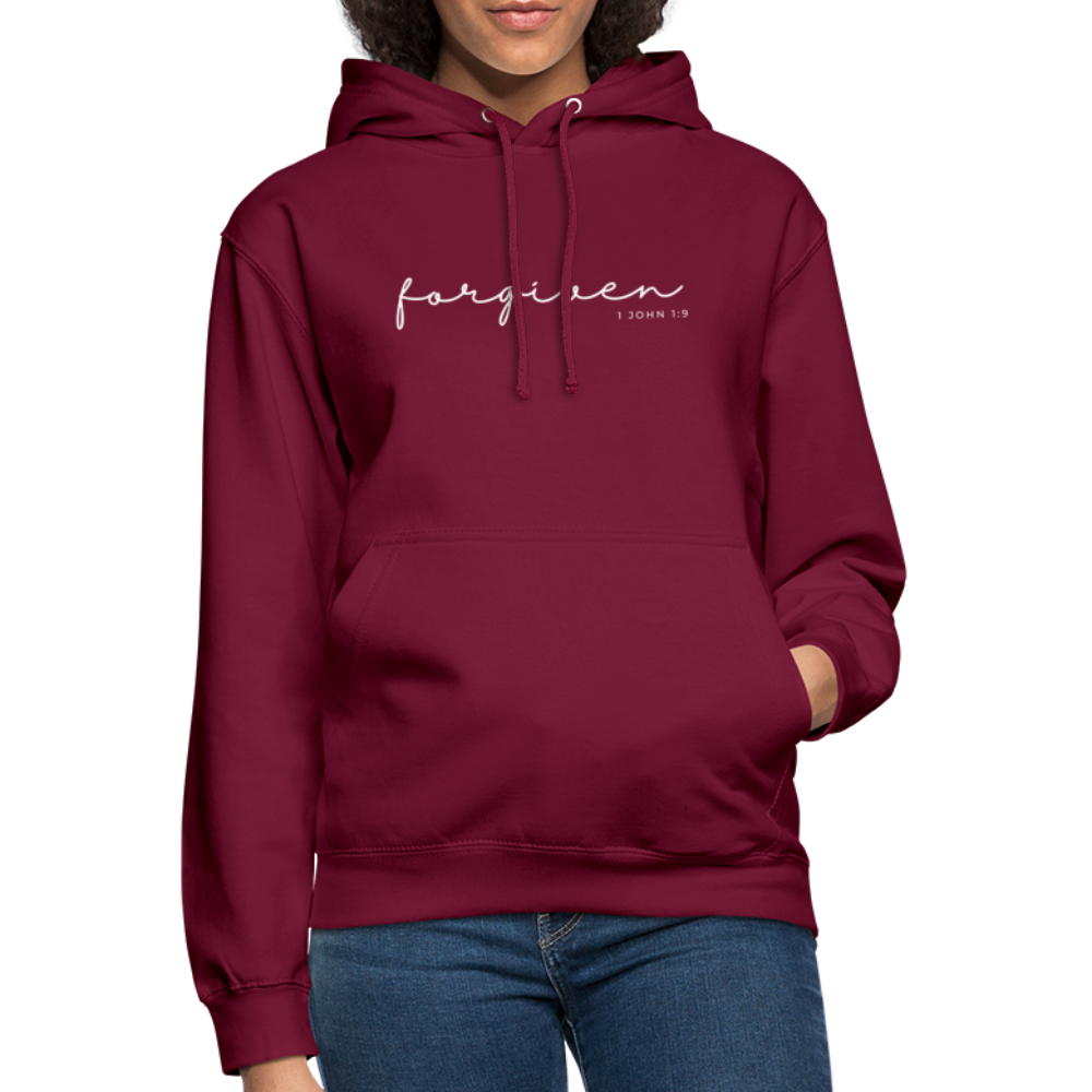 Forgiven Unisex Hoodie - bordeaux