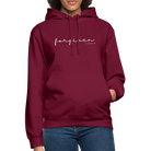 Forgiven Unisex Hoodie - bordeaux