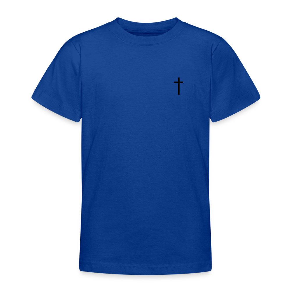 Cross Teenage T-Shirt - royal blue