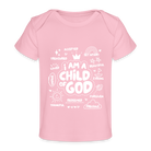 Child of God Organic Baby T-Shirt - light pink