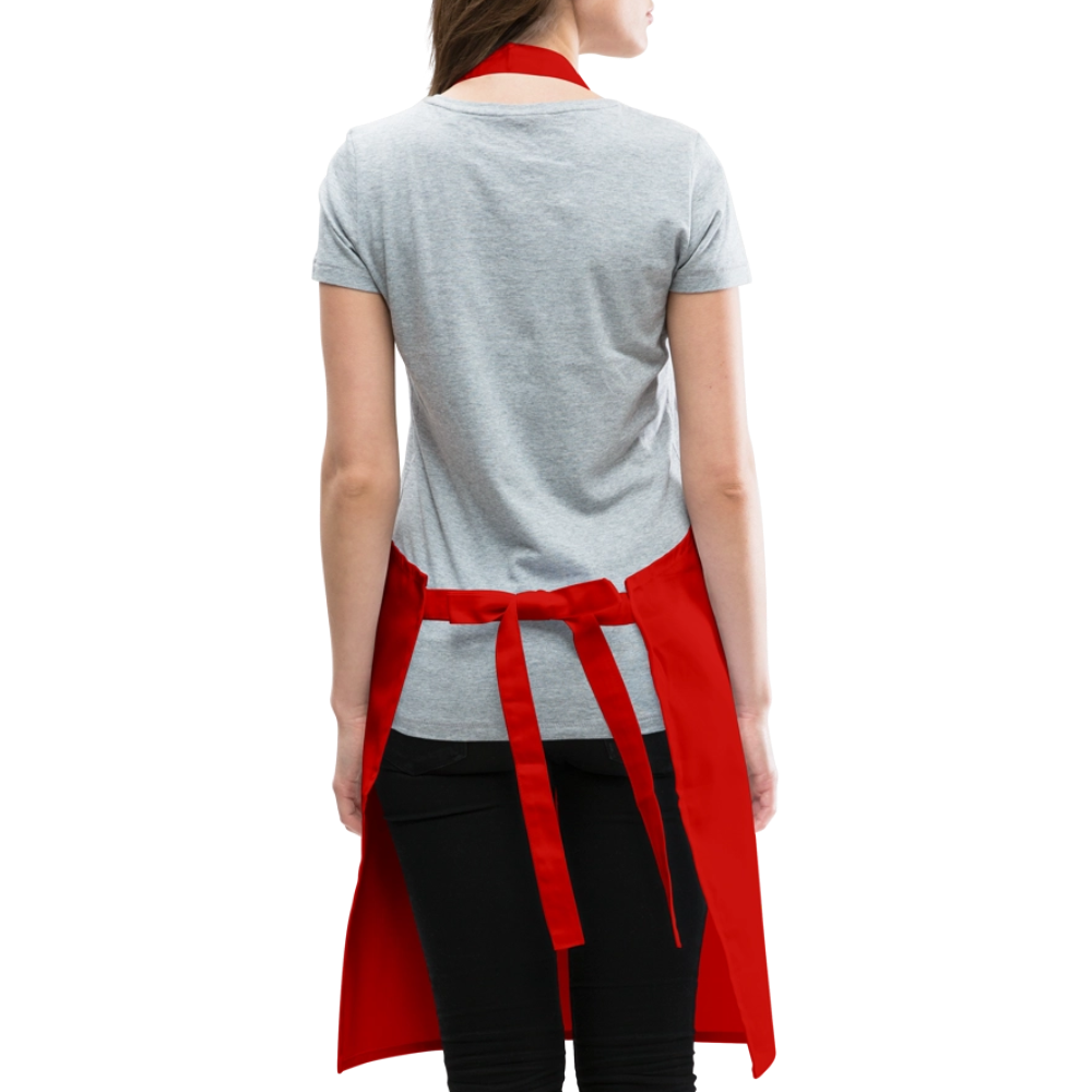 Christmas Cooking Apron - red