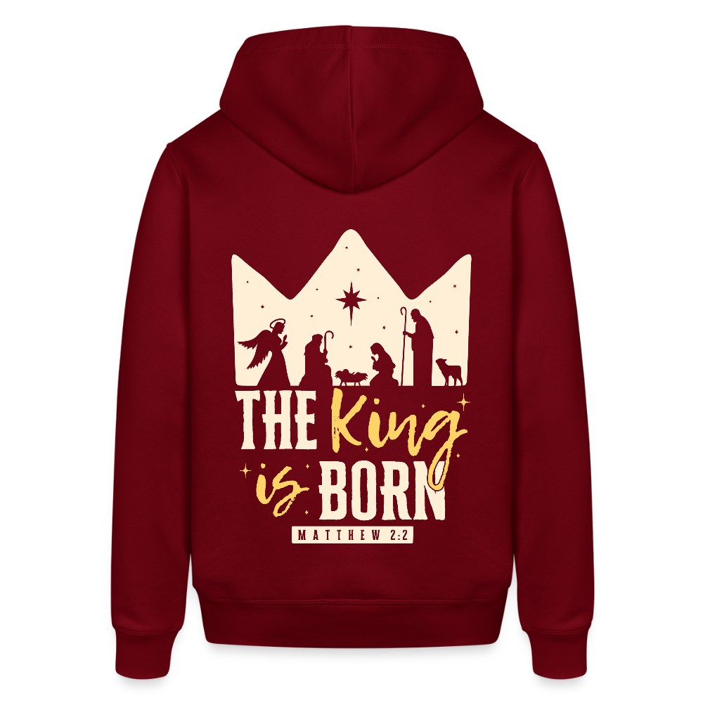 Christmas Hoodie by Stanley & Stella - burgundy