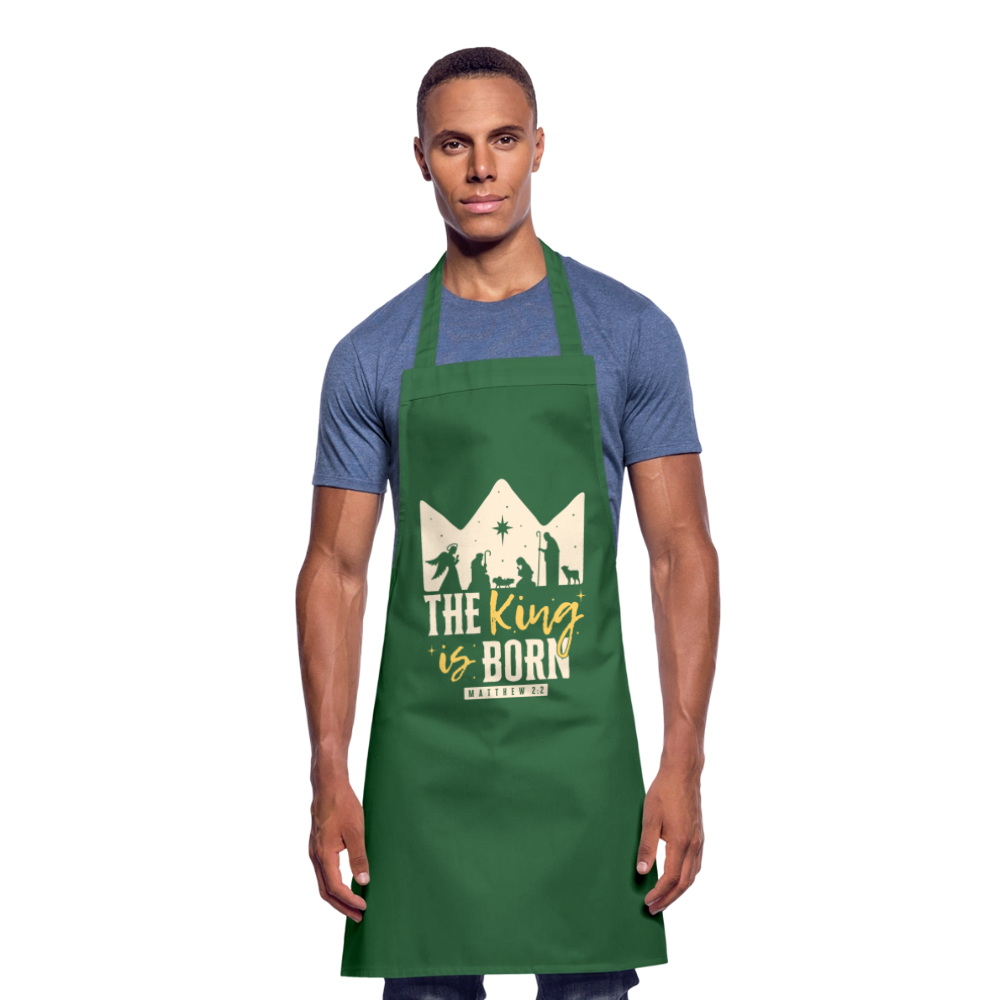 Christmas Cooking Apron - green