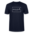 Saved by Grace Unisex T-Shirt - navy