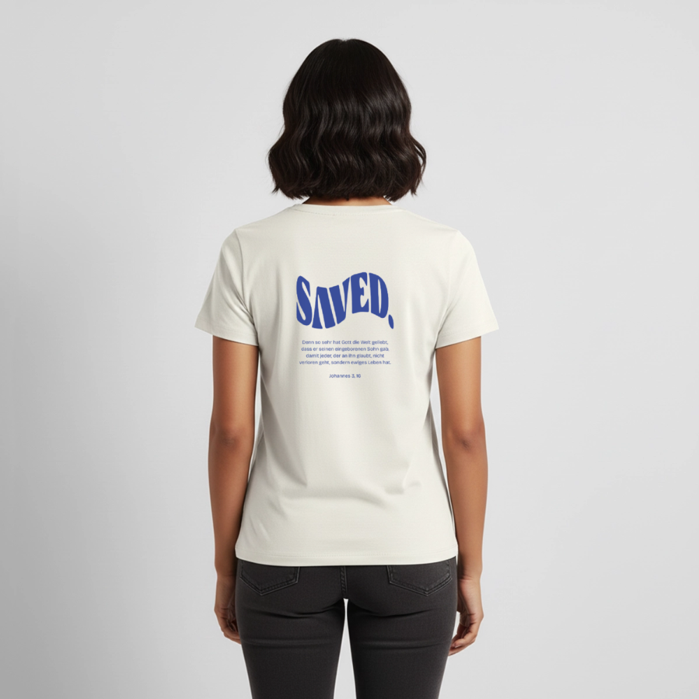 Saved Women’s Premium T-Shirt - off white