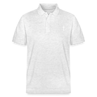 Cross Organic Unisex Polo Shirt - heather white