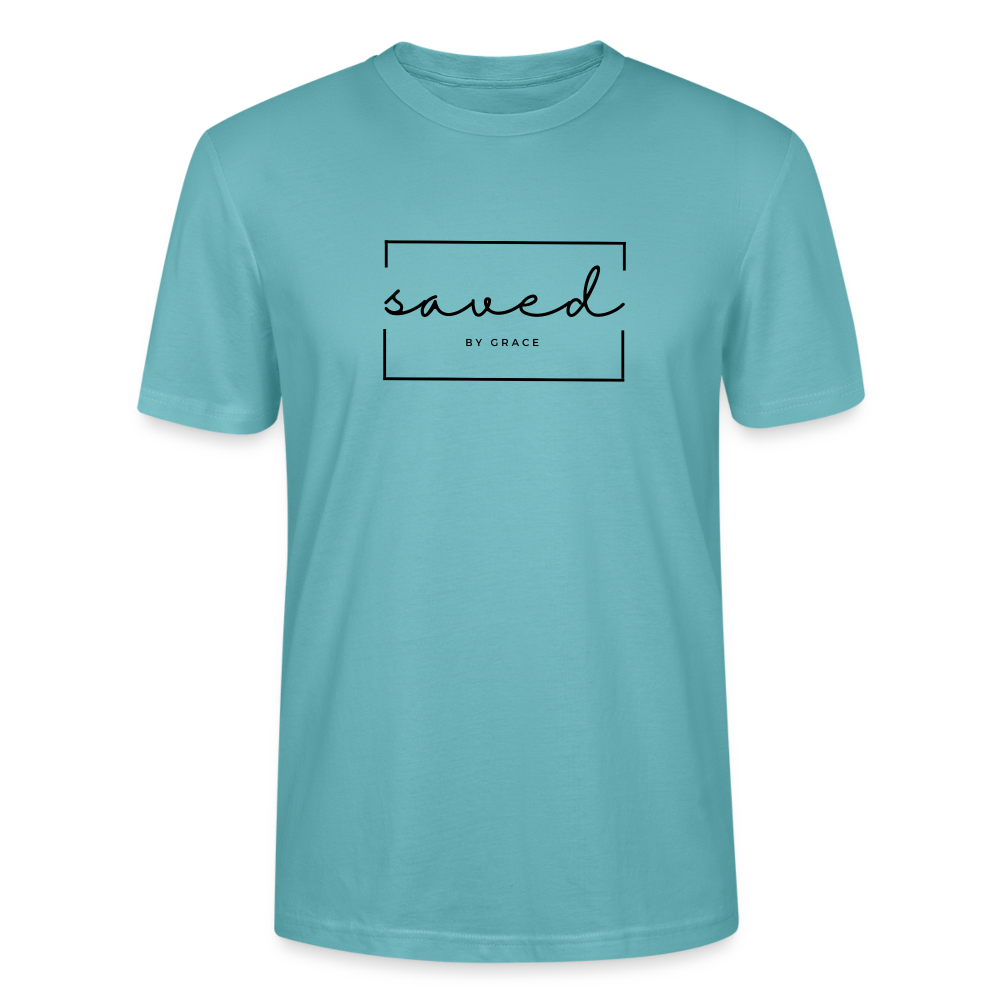 Saved by Grace Unisex T-Shirt - pastel turquoise