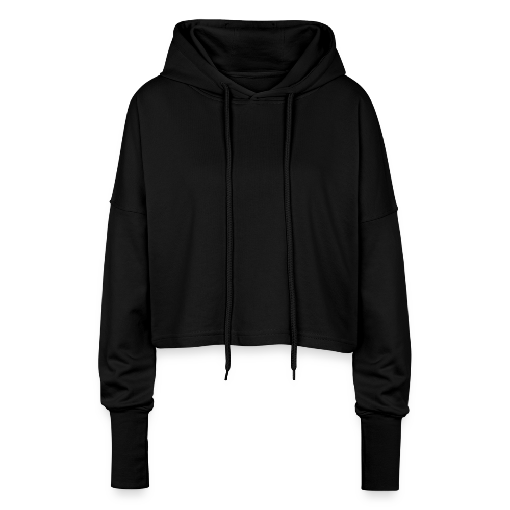 Image of God Cropped Women’s Hoodie - black