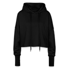 Image of God Cropped Women’s Hoodie - black