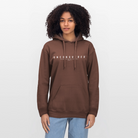 Unconquered Unisex Softstyle® Midweight Hoodie - cocoa