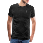 Cross Men’s Premium T-Shirt - charcoal grey