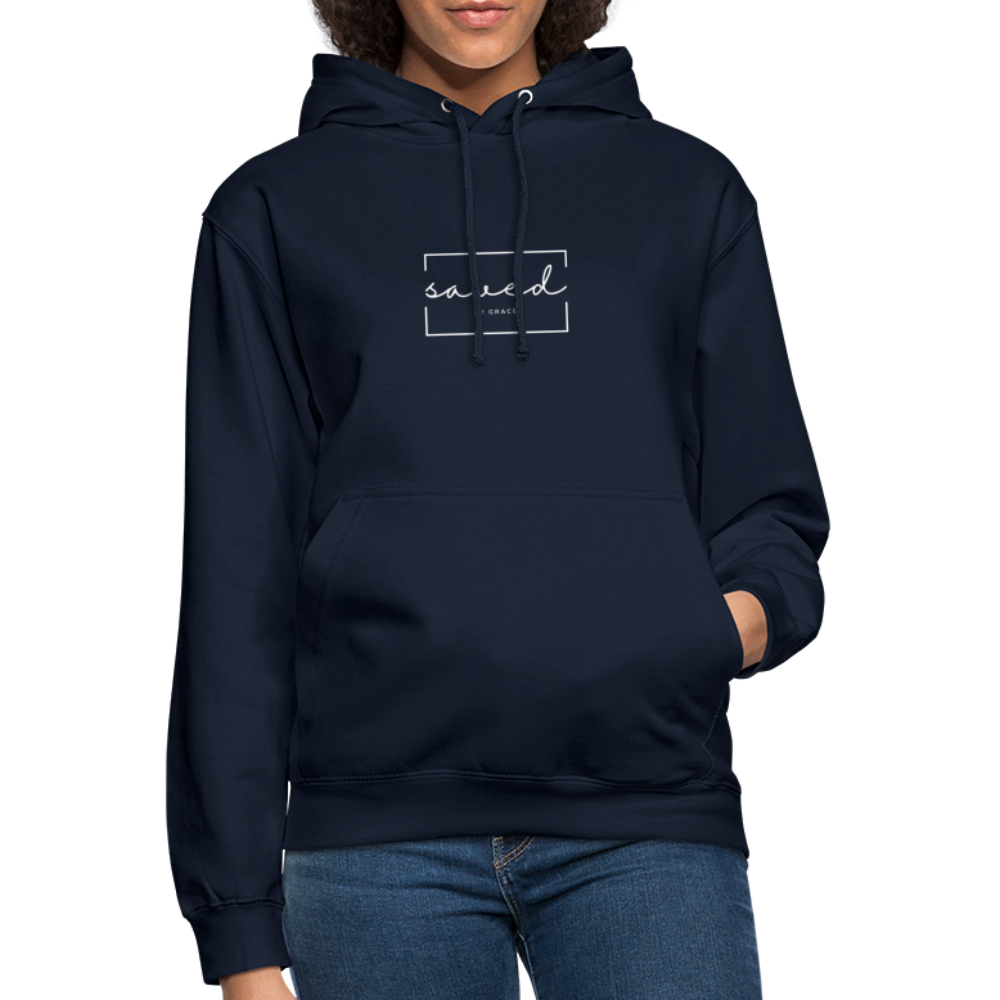 Saved by grace Unisex Hoodie - navy