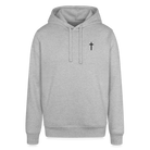 Cross Unisex Hoodie - heather grey