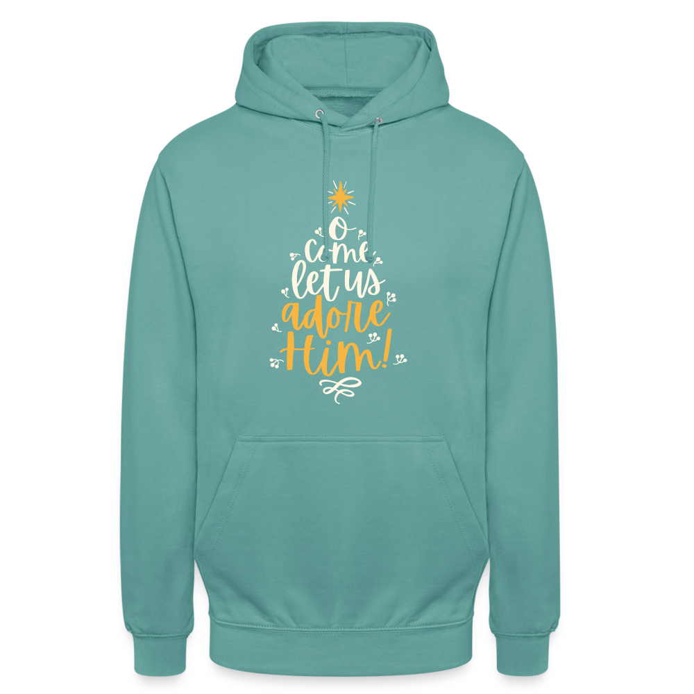 Christmas Unisex Hoodie - pastel turquoise