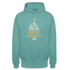 Christmas Unisex Hoodie - pastel turquoise