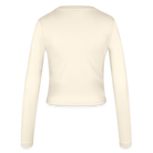 Shine Bright Women's Slim Fit Longsleeve FRONT - creme