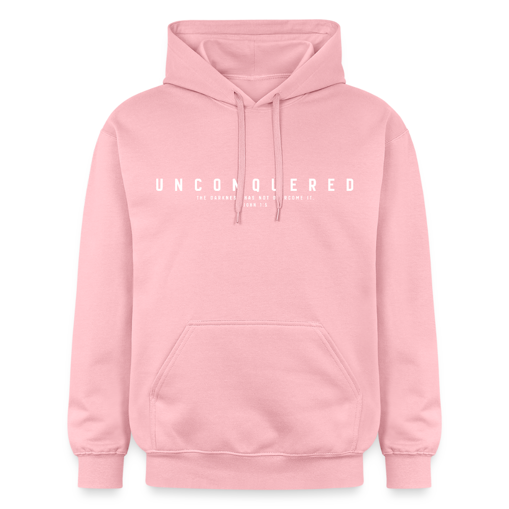 Unconquered Unisex Softstyle® Midweight Hoodie - light pink