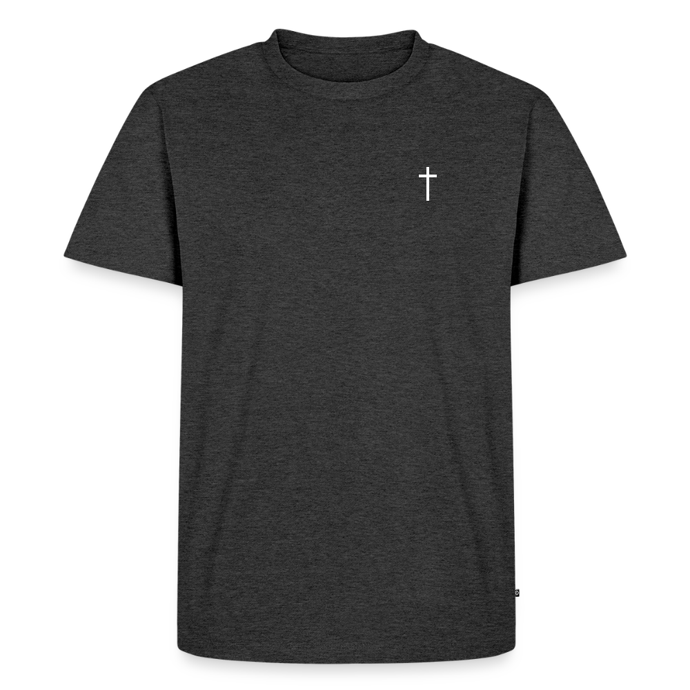 Cross Men’s Premium T-Shirt - heather anthracite