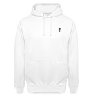 Cross Unisex Hoodie - white
