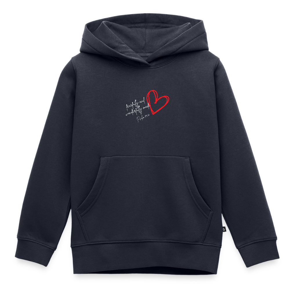 Wonderfully made Kids' Premium Hoodie - navy