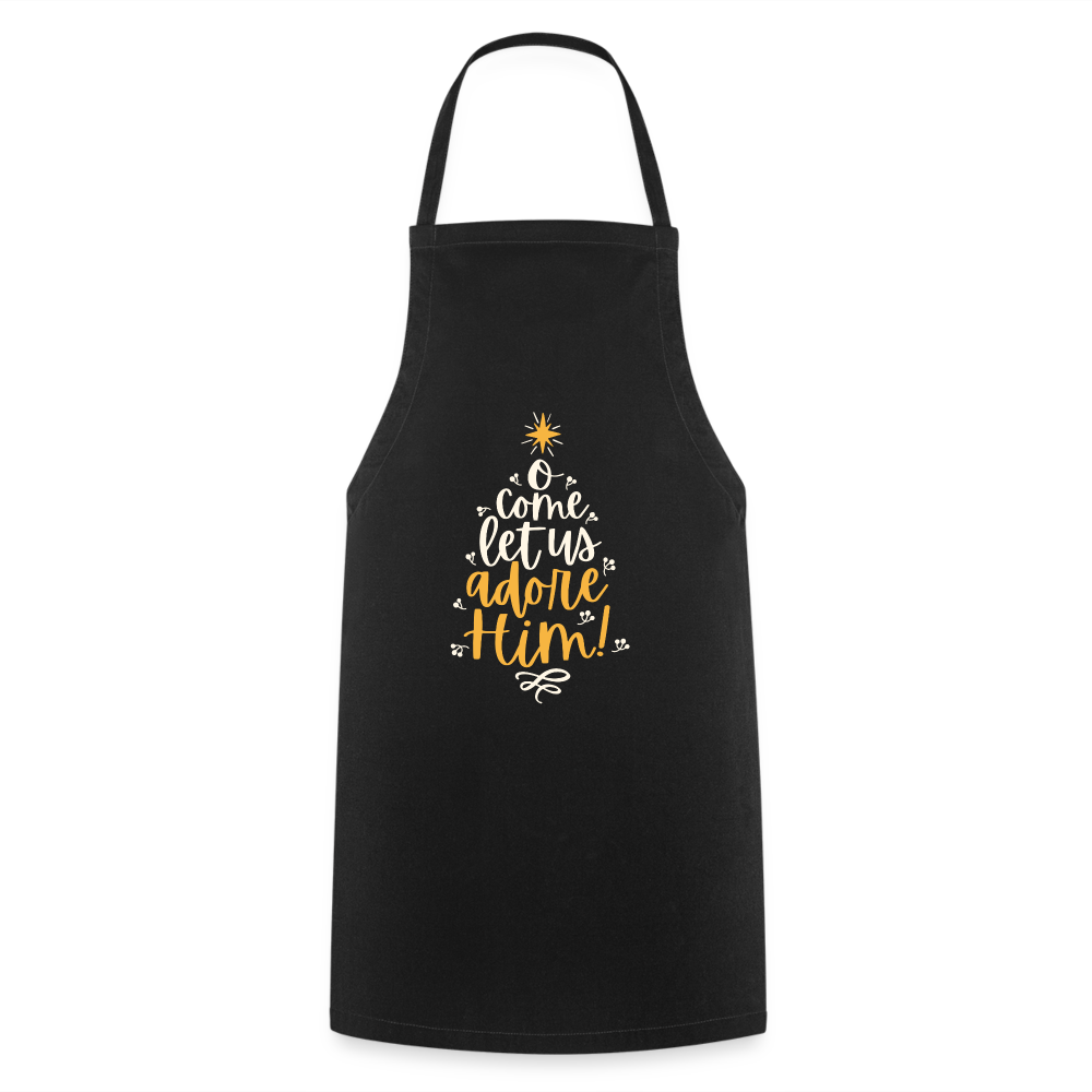 Christmas Cooking Apron - black