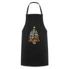 Christmas Cooking Apron - black