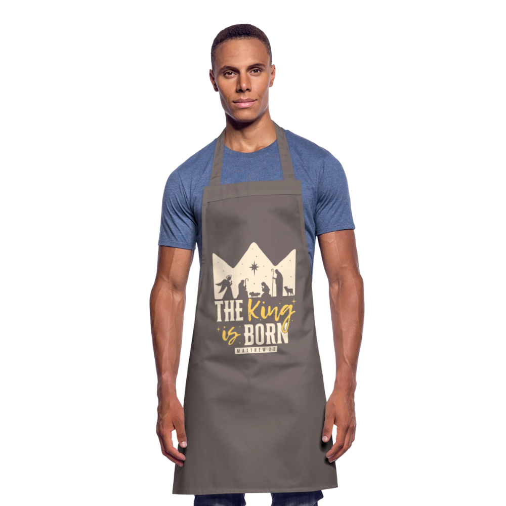 Christmas Cooking Apron - grey
