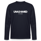 Unashamed Men's Premium Longsleeve Shirt - navy