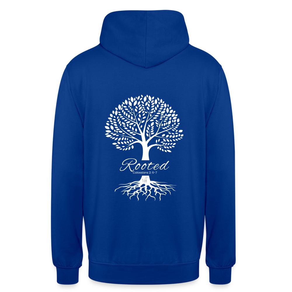 Rooted Unisex Hoodie - bright royal