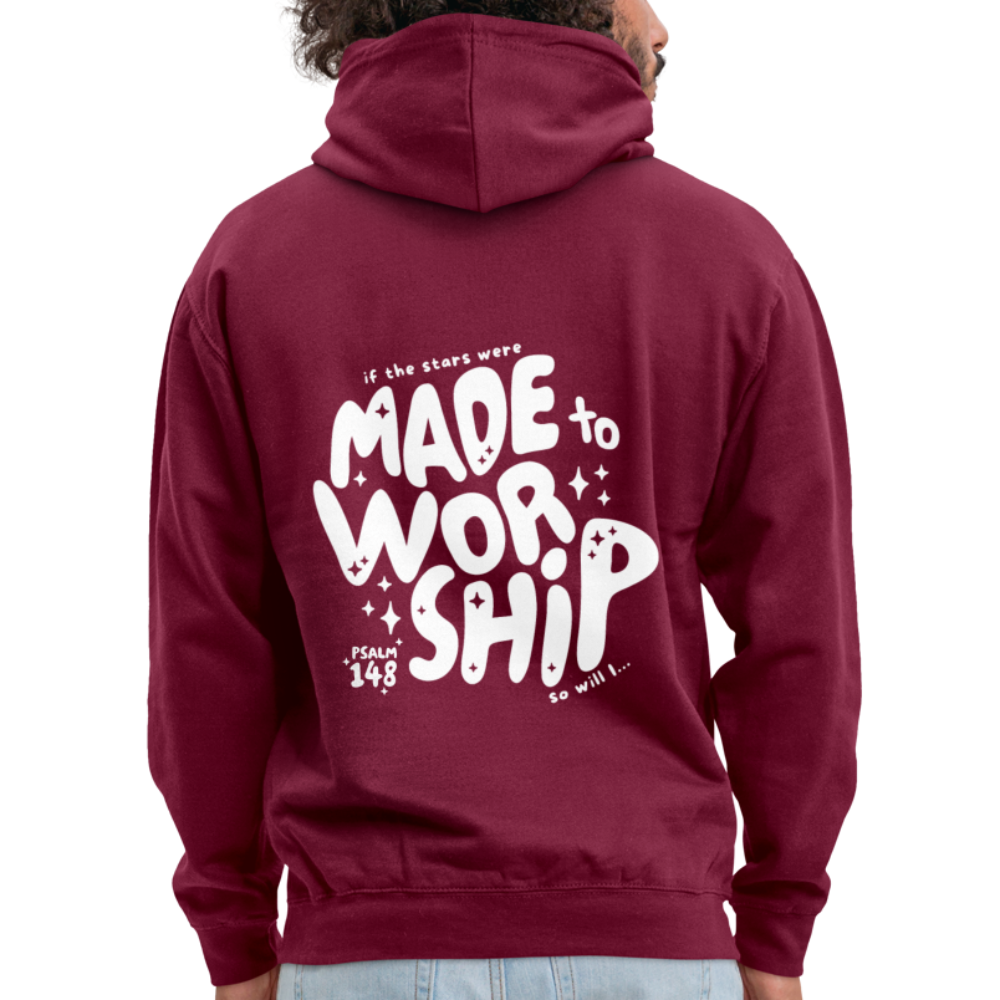 Made to Worship Unisex Hoodie - bordeaux