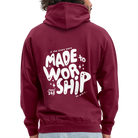 Made to Worship Unisex Hoodie - bordeaux