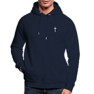 Cross/1 of a kind Unisex Organic Hoodie - navy