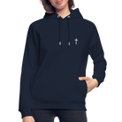 Cross Unisex Organic Hoodie - navy