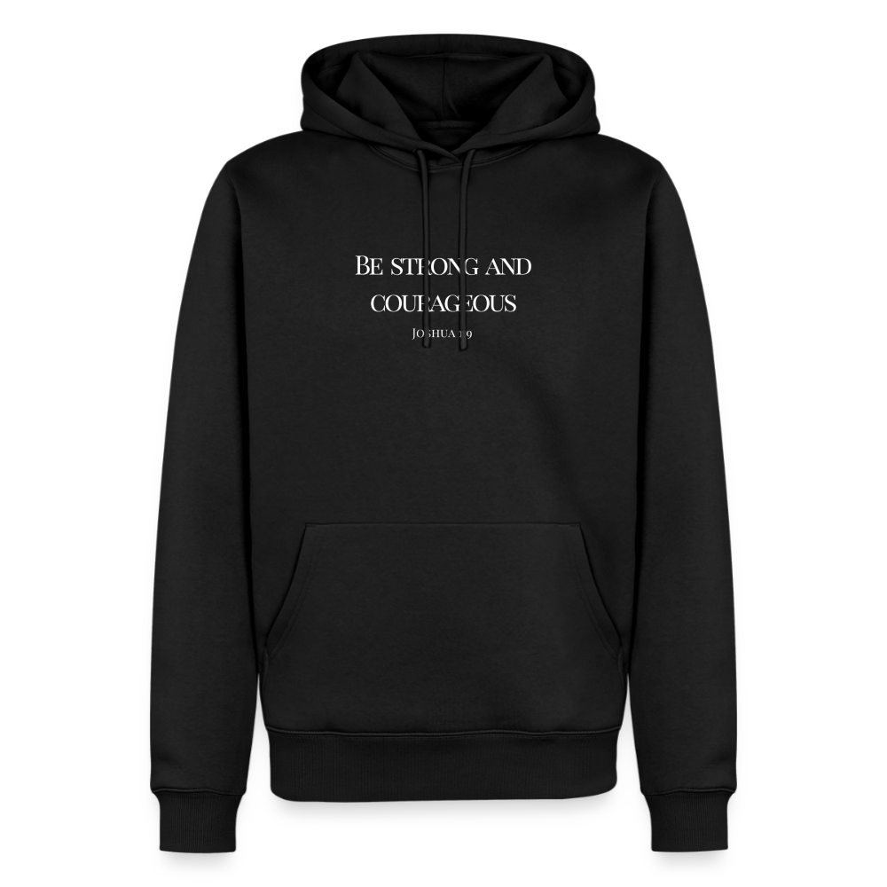 STRONG & COURAGEOUS Men’s Premium Hoodie - black