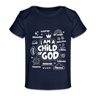 Child of God Organic Baby T-Shirt - dark navy