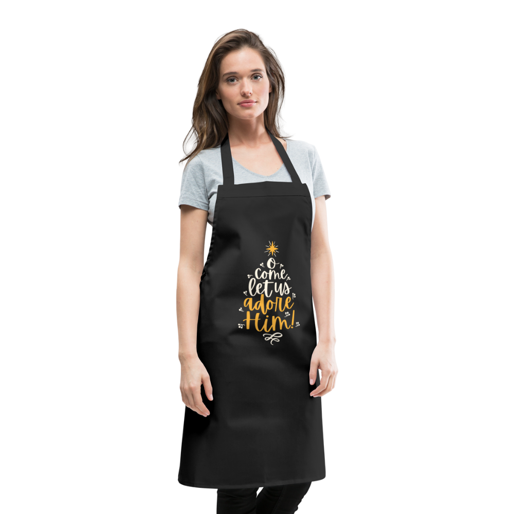 Christmas Cooking Apron - black