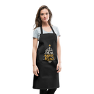 Christmas Cooking Apron - black