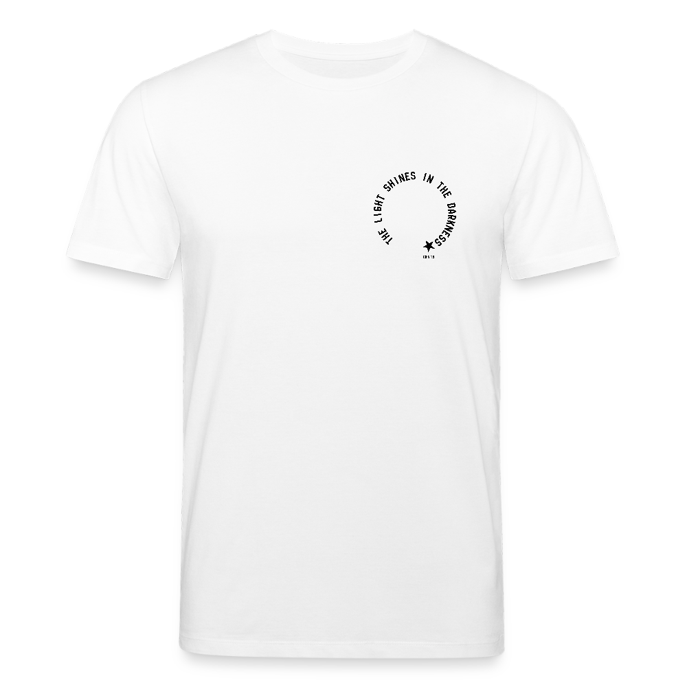 Shine Bright Unisex Organic T-Shirt - white