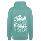 Children of God Unisex Hoodie - pastel turquoise